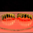 Grillz 6x6 Thug - Prata Banhada à Ouro 18k