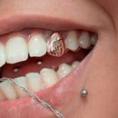 Cap Custom Prata Banhada a Ouro Rosê - Envie seu desenho!